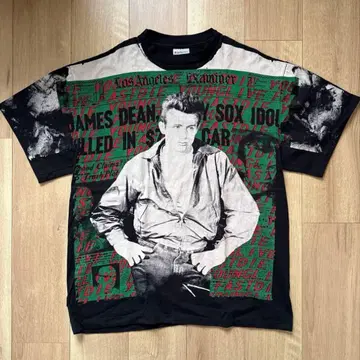 Hanes 제임스 딘 티셔츠 라운드넥