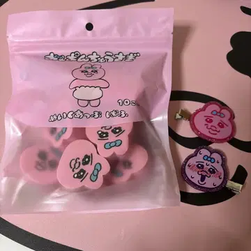 빤쮸토끼 스펀지 앞머리 클립