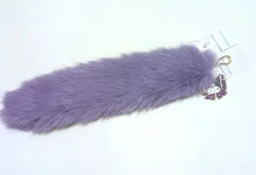 쿠로미 퍼 꼬리 키링 산리오 참