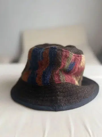 과테말라제 울 수제 버킷햇 멀티 컬러