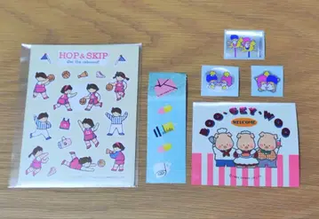 쇼와 레트로 산리오 씰 스티커 묶음 판매 1984년 외