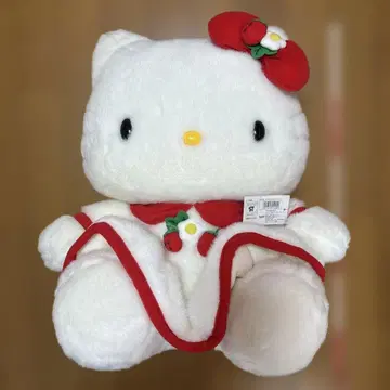 헬로키티 봉제 인형 이치고 LL 2003년