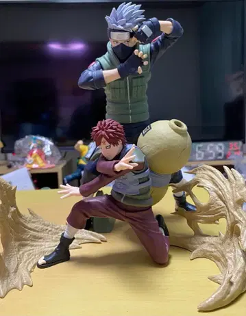 [NARUTO 돌풍전] 가아라 & 하타케 카카시 피규어 2세트