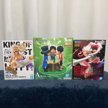 새상품 미개봉 원피스 피규어 세트 제일복권 A상 에이스&사보&루피