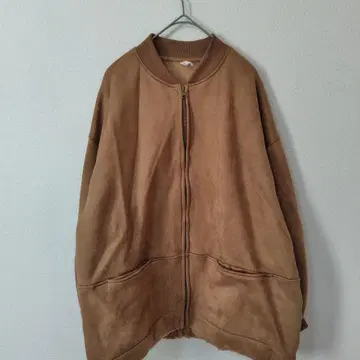 루피리안 스웨이드풍 속기모 블루종