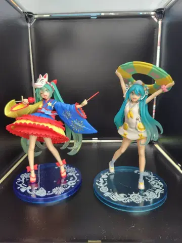 [ 가격 인하 중 ] 하츠네 미쿠 프라이스 피규어 2체 일괄 세트