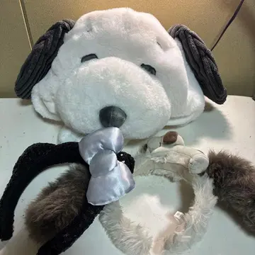 스누피 키티 USJ 머리띠