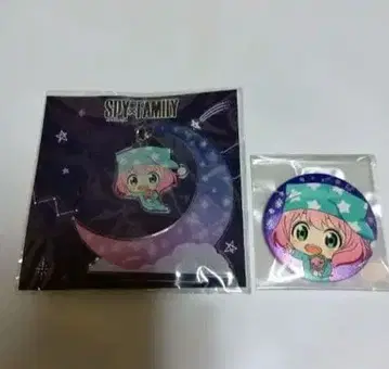 SPY x FAMILY 흔들흔들 아크릴 스탠드와 캔뱃지 미개봉 새상품