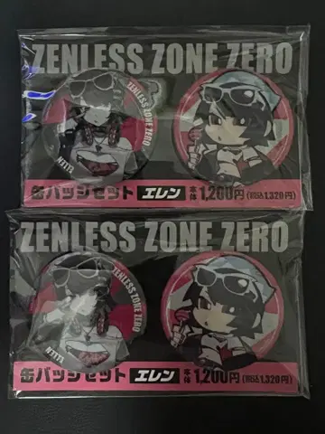 젠레스 존 제로 훼미리마트 콜라보 캔뱃지 세트 엘렌