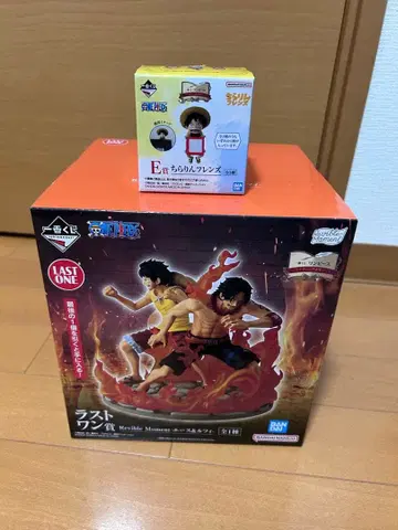 원피스 제일복권 라스트 원 피규어 에이스&루피 E상 사보