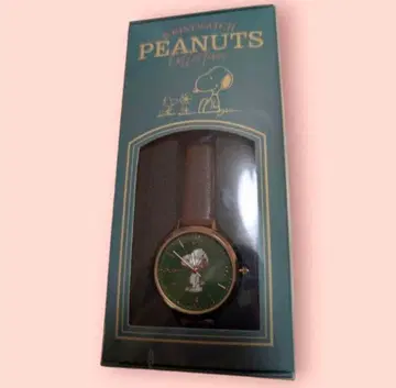 스누피 손목시계 그린 x 핑크 골드 브라운 미개봉 새상품 보증서 포함
