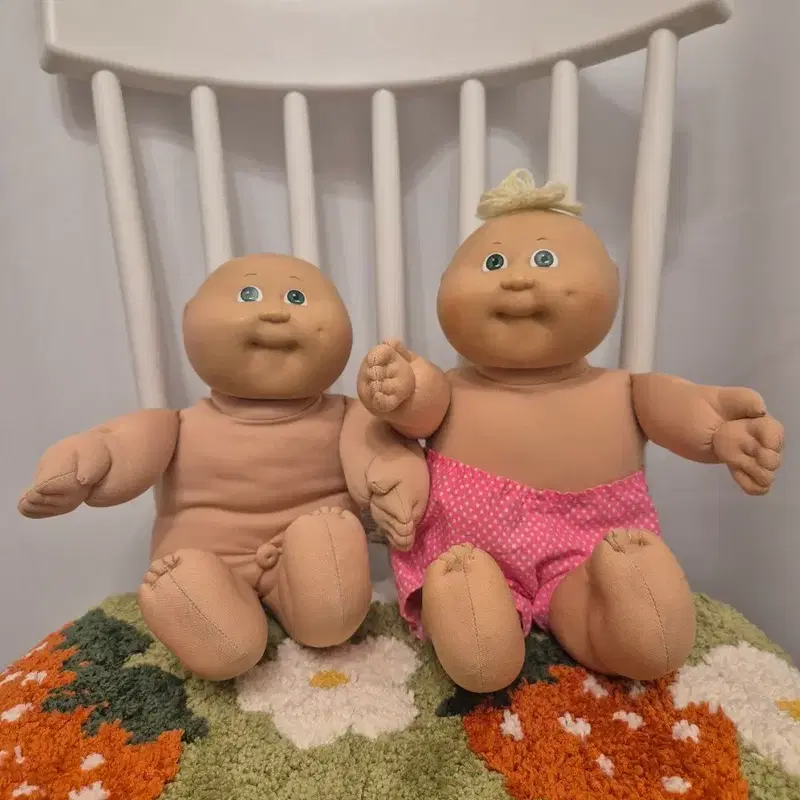 빈티지 양배추인형 베이비돌 형제