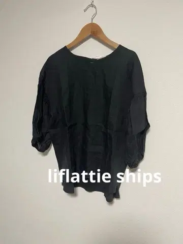 미사용 택 포함 liflattie ships 블라우스 린넨 100%