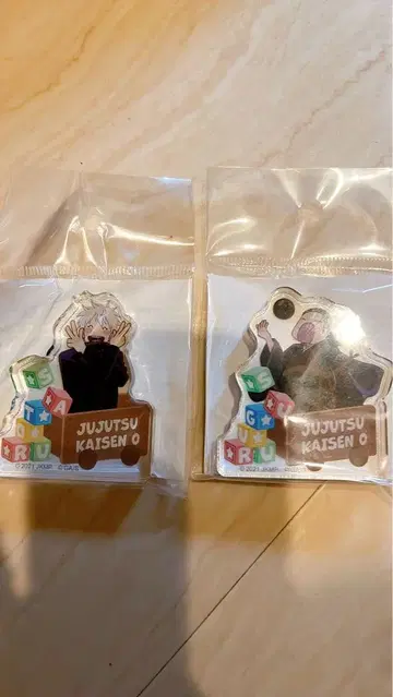 주술회전0 아크릴 미니 피규어 고죠, 게토