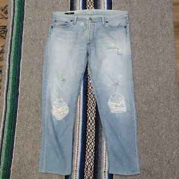 Rags McGREGOR 데미지 데님 팬츠