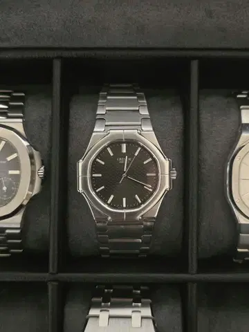 [초레어] SEIKO CREDOR 크레도르 블랙 다이얼 KZT 빈티지