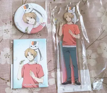 나츠메 타카시 샤봉 비눗방울 캔뱃지 아크릴 스탠드