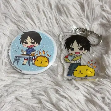 강철의 연금술사 카피바라 씨 로이 머스탱 아크릴 키링 캔뱃지