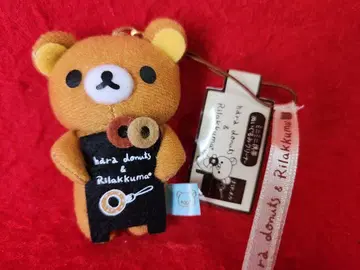 미니미니 핸드폰 봉제 인형 클리너 리락쿠마 하라 도넛 마스코트