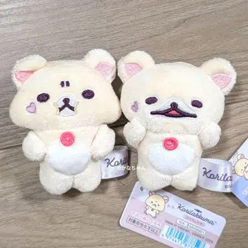 코리락쿠마의 악마 같은 기분 테노리 봉제 인형 2개