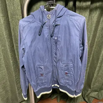 55DSL 후드 부착 블루 점퍼 S