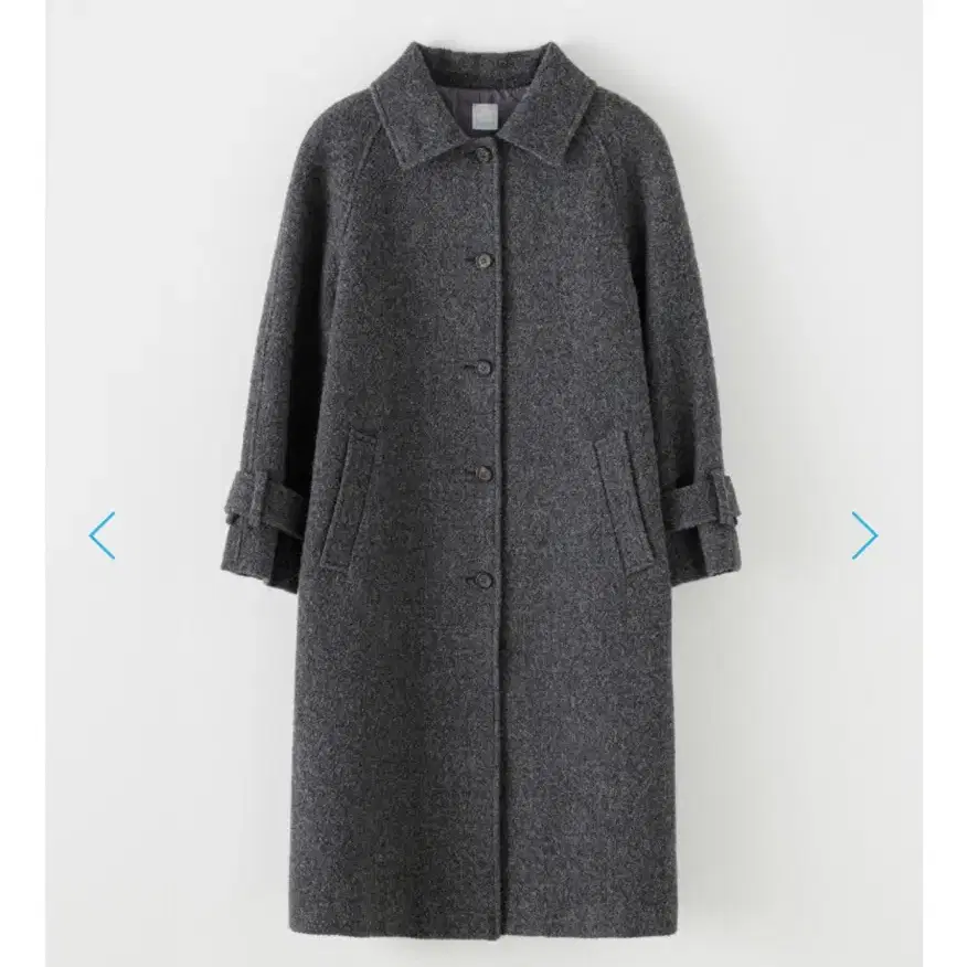 Tannat boucle half coat blue gray tannat boucle half coat #헤이그