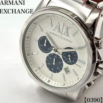 작동품 아르마니 익스체인지 손목시계 남성용 쿼츠 크로노 0390