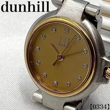 작동 Dunhill 던힐 여성용 쿼츠 손목시계 밀레니엄 334
