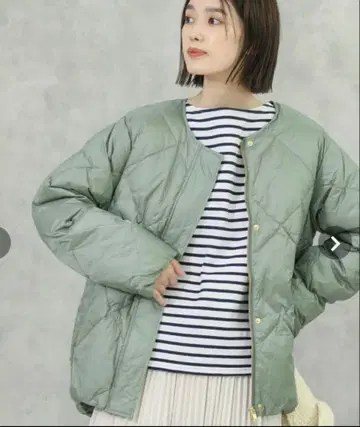 ACUTA 아쿠타 코쿤 퀼팅 다운 민트 그린