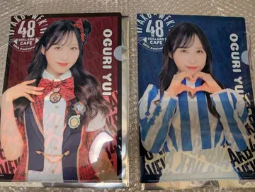 AKB48 오구리 유이 웬디즈 클리어 파일 2장 세트