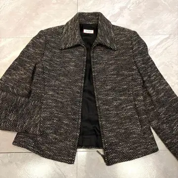 MAX&Co. 트위드 집업 자켓 이태리제 38