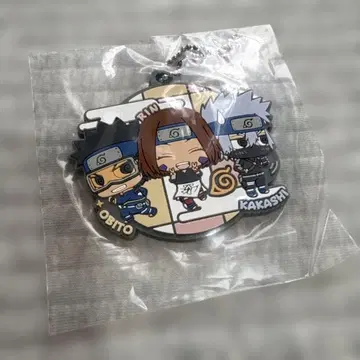NARUTO 오비토 린 카카시 쓰리맨셀 러버 키링