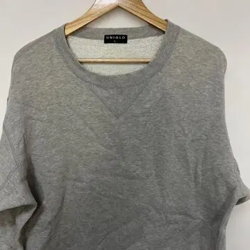 레어 네이비 택 UNIQLO 그레이 크루넥 트레이닝복 90s