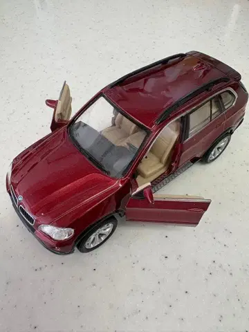 BMW X5 미니카 사운드 빨간색 레드 완구