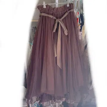 La Belle Etude Odette Mocha 스커트