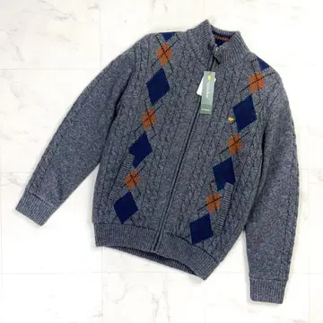 미사용 새상품 택 포함 골든 베어 충전솜 니트 자켓 그레이 M*MD248