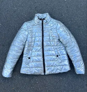 y2k URBAN REPUBLIC 실버 다운 자켓