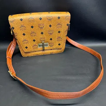 J61002 MCM 비세토스 숄더백 올 패턴 브라운