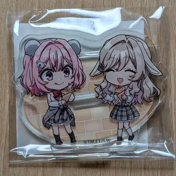 제비뽑기당 와타나레 B상 아크릴 스탠드 아마오리 레나코 세나 수국 유리