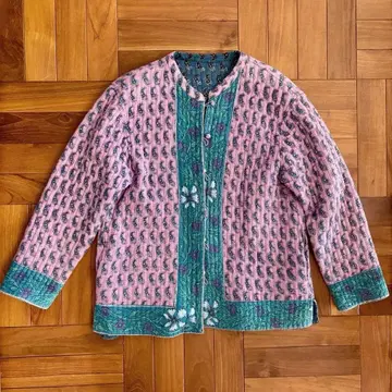 BODE풍 리버서블 퀼트 가디건