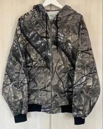 Labordi / 라보르디 리얼트리 카모 무늬 데님 후드티 카모플라쥬