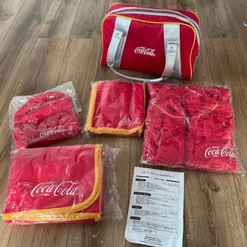 코카콜라 오리지널 포카포카 카세트 보스턴 백 맨투맨 블루종