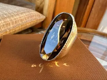 agete silver 스모키 쿼츠 반지