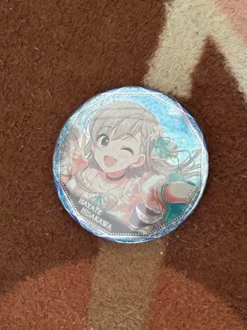 히사카와 하야테 도큐핸즈 캔뱃지 홀로