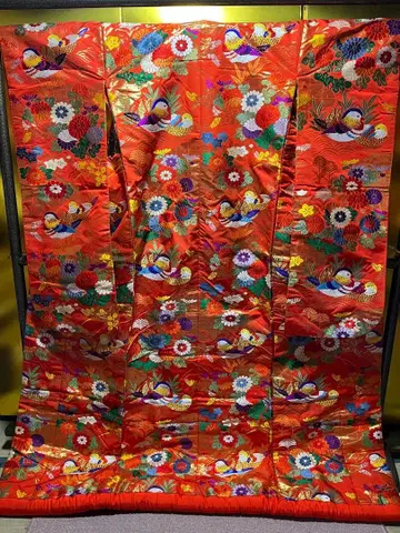 우치카케 색우치카케 순수 실크