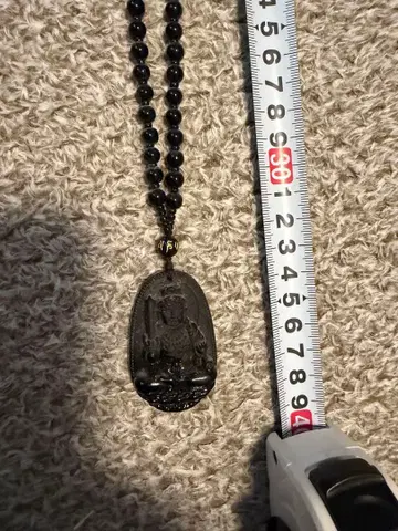 부동명왕? 불상? 염주 목걸이 축제 산자마츠리