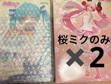 TAITO 하츠네 미쿠 아트 클락 일본풍 디자인 피규어 세트 12