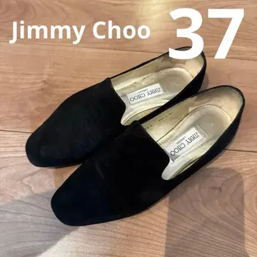 지미추 블랙 스웨이드 로퍼 36.5