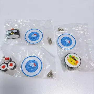 산리오 초밥 키체인 3개 키티 바츠마루 폼폼푸딩