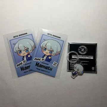 ZETA DIVISION 하메츠 아크릴 키링 카드